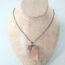Collar de cuarzo rosa